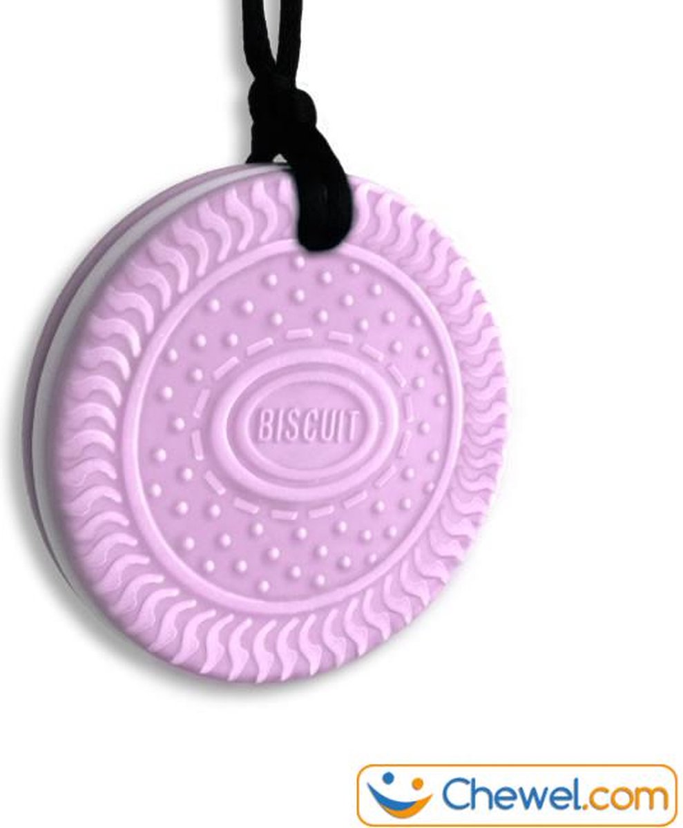 Bijtketting Kauwketting | Koekjes! | Roze | Chewel ®